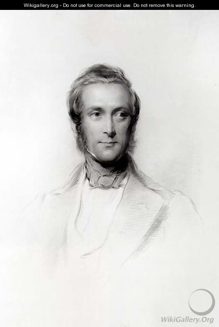Portrait of James Ramsay, 10th Earl and 1st Marquess of Dalhousie 1812-60 - George Richmond
