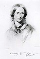Portrait of Charlotte Bronte 1816-55 engraved by Walker and Boutall - George Richmond
