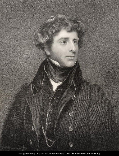 George James Agar-Ellis, 1st Baron Dover, engraved by E. Scriven 1775-1841, from National Portrait Gallery, volume II, published c.1835 - Thomas Phillips
