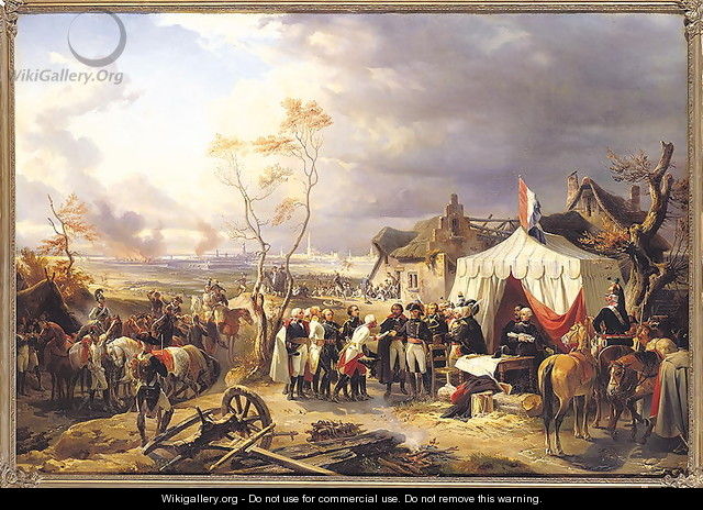 General De La Morliere Receiving the Surrender of Antwerp, 29th November 1792, 1837 - Felix Philippoteaux