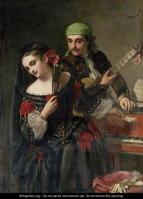 A Music Lesson, Seville - John Phillip
