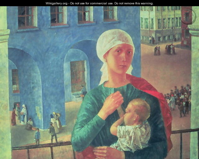 1918 in Petrograd, 1920 - Kuzma Sergeevich Petrov-Vodkin