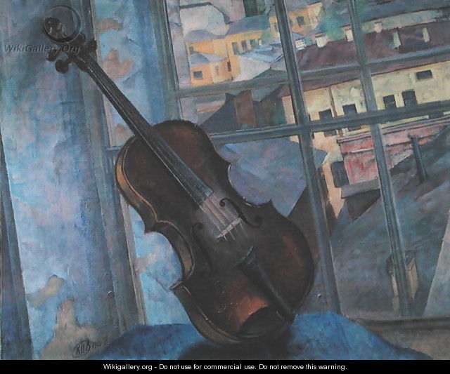 Violin, 1918 - Kuzma Sergeevich Petrov-Vodkin