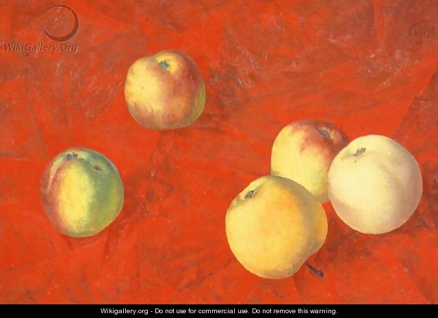 Apples, 1917 - Kuzma Sergeevich Petrov-Vodkin