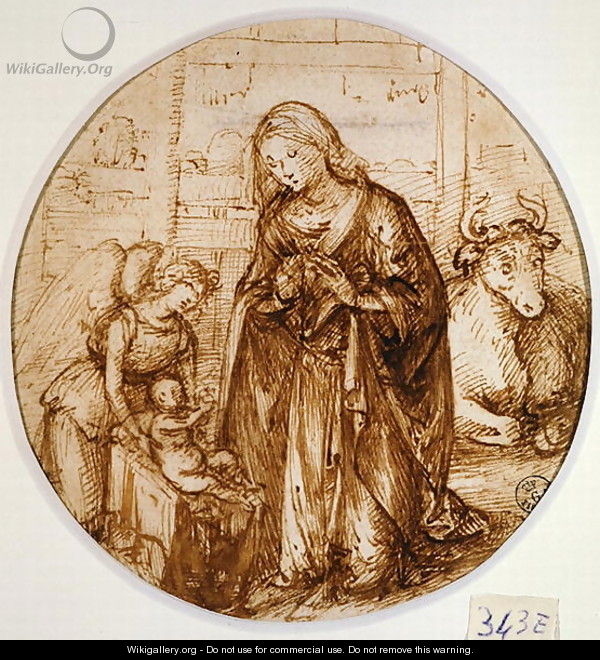 The Adoration of the Child - Cosimo Piero di