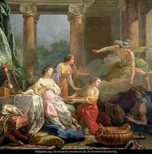 Mercury, Herse and Aglauros, 1763 - Jean-Baptiste-Marie Pierre Mercury, Herse and Aglauros, 1763 - Jean-Baptiste-Marie Pierre