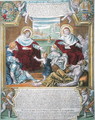 SS. Cosmas and Damian curing the poor, 1673 - N. Picart