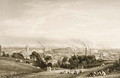 General View of Stockport, Lancashire showing cotton mills, published by J.C. Varrall fl.1815-27 1830s - (after) Pickering, George