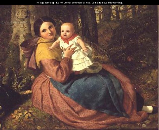 The Artists Son and Nurse, 1863 - Frederick Richard Pickersgill