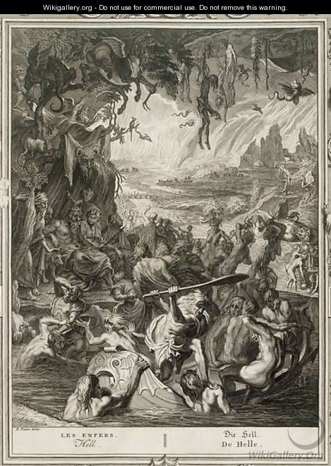 Scene of Hell, 1731 - Bernard Picart