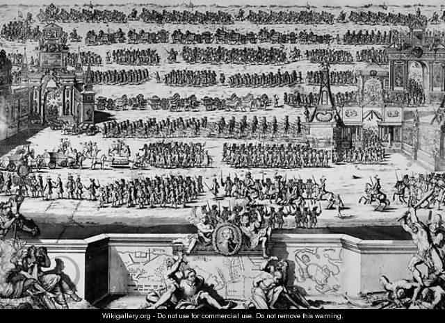 The Battle of Pottava, 1709 - Bernard Picart