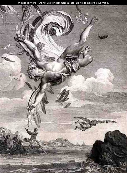 The Fall of Icarus, 1731 - Bernard Picart