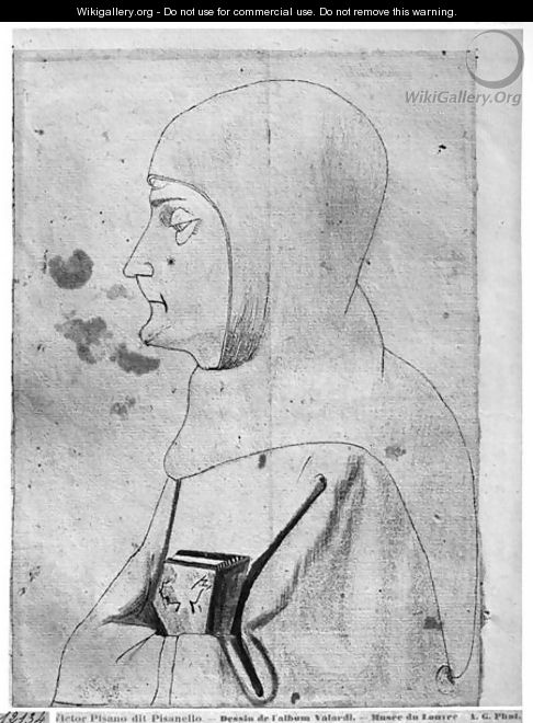 Monk, from the The Vallardi Album - Antonio Pisano (Pisanello)