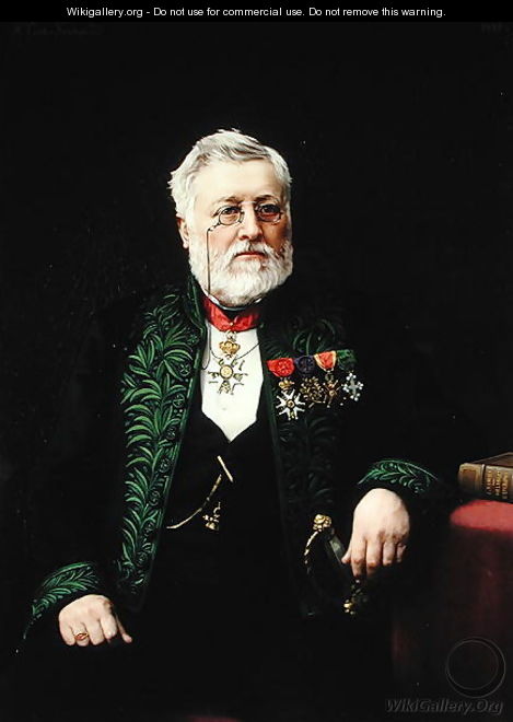 Portrait of Leon Renier 1809-85 1888 - Alexandre Piot-Normand