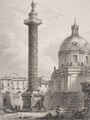 Trajans Column, Rome, engraved by A. Willmore - Giovanni Battista Piranesi