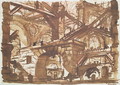 Drawing of an Imaginary Prison 2 - Giovanni Battista Piranesi