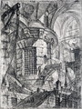 The Round Tower, plate III from Carceri dInvenzione, c.1749 - Giovanni Battista Piranesi