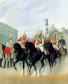 Emperor Nicholas I 1796-1855 and Grand Duke Alexander 1845-94 in St. Petersburg, 1843 - Karl Karlovich Piratsky