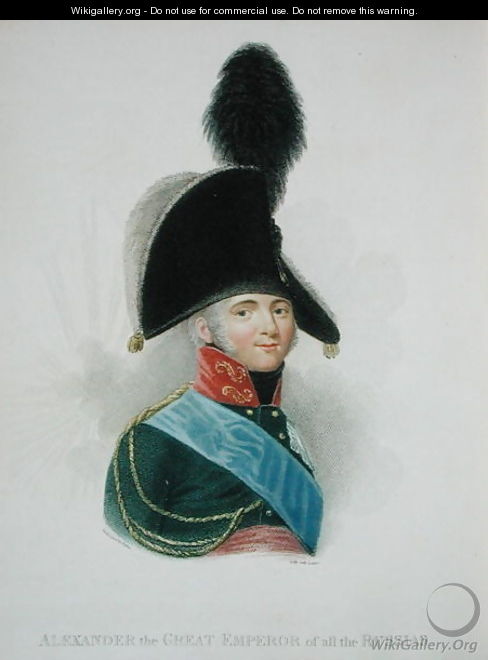 Alexander 1777-1825 the Great Emperor of all the Russias - (after) Pinchon, Jean Antoine