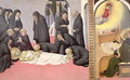 St. Jerome appearing to St. Cyril of Jerusalem, 1444 - Sano Di Pietro