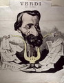 Giuseppe Verdi 1813-1901, caricature, 1860s - Georges Labadie Pilotell
