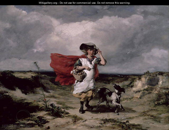 Crossing the Heath, Windy Day, 1836 - Paul Falconer Poole