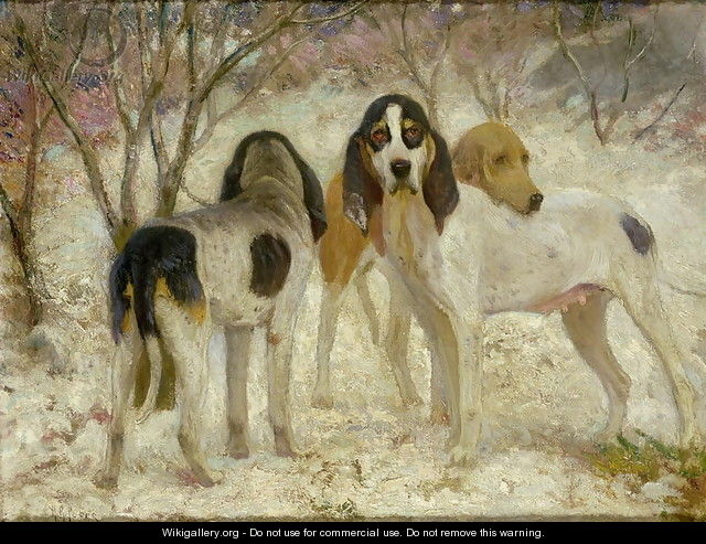 Vrelay-Old English Stag Hounds - Henry Rankin Poore