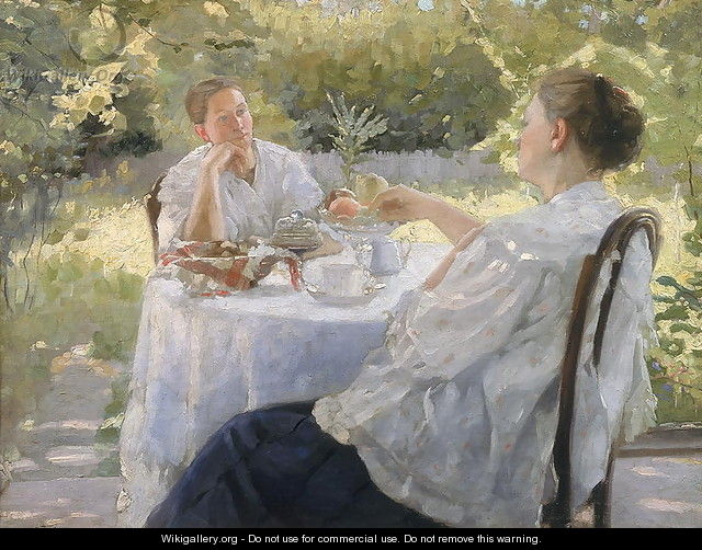In the Garden, 1911 - Lukjan Vasilievich Popov