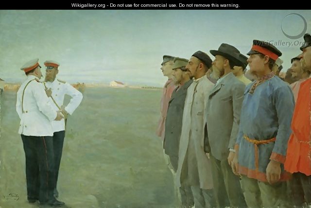 Mobilised, 1904 - Lukjan Vasilievich Popov