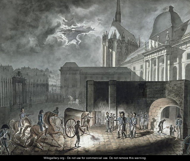 Transferring Prisoners to the Conciergerie, 26th May 1804 - Armand de Polignac