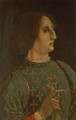 Portrait of Galeazzo Mario Sforza 1444-76 c.1471 - Piero del Pollaiolo