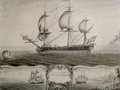 Views of the Blandford Frigate on the Passage to the West Indies and Trading on the Coast of Africa, c.1760 - Nicholas Pocock