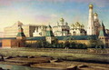 View of the Moscow Kremlin from the Embankment - Nikolay Ivanovich Podklyuchnikov