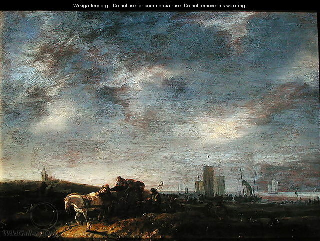 Return of the Fishermen, 1646 - Egbert van der Poel Return of the Fishermen, 1646 - Egbert van der Poel