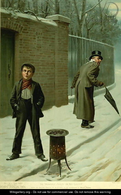 The Snowball - Guilty or Not Guilty, from the Pears Annual, Christmas, 1906 - H. Pittard The Snowball - Guilty or Not Guilty, from the Pears Annual, Christmas, 1906 - H. Pittard