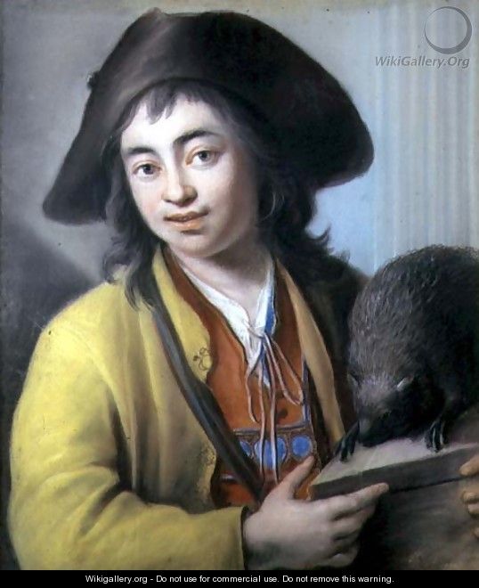 Peasant Boy with a Marmot, 1732 - Luigi Pitti