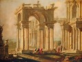 Landscape with Ruins - Josef Platzer