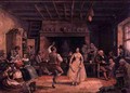 Dance in Farmhouse Kitchen - R. Poate