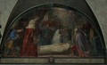 The Death of St. Antoninus, lunette - Bernardino Barbatelli Poccetti