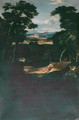 Landscape with Falls - Gaspard Dughet Poussin