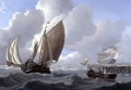 Shipping off the Dutch Coast - Charles Martin Powell