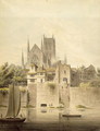 West View of Worcester Cathedral, 1798 - John Powell