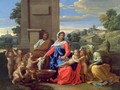 The Holy Family with the Infant St. John the Baptist and St. Elizabeth, 1650-51 - Nicolas Poussin