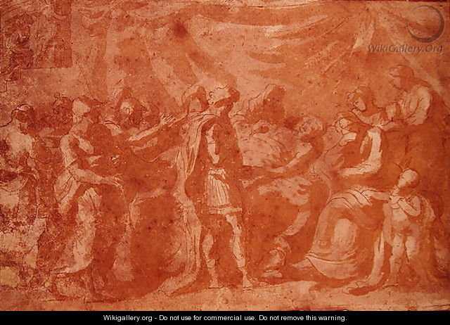 Study for the Death of Germanicus - Nicolas Poussin