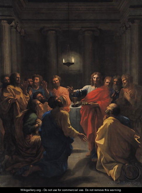 Christ Instituting the Eucharist, or The Last Supper, 1640 - Nicolas Poussin