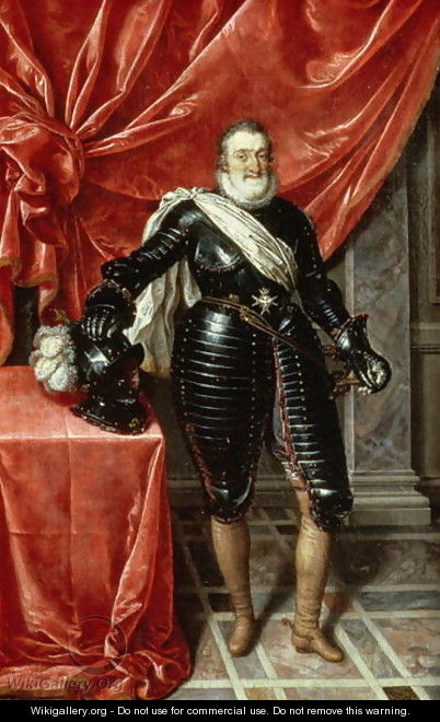 Henri IV 1553-1610 in Armour - Frans, the Younger Pourbus
