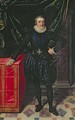 Portrait of Henri IV 1553-1610 King of France, in a black costume, c.1610 - Frans, the Younger Pourbus
