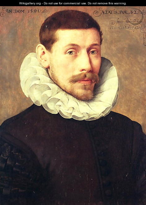 Portrait of a Man, aged 32, 1591 - Frans, the Younger Pourbus