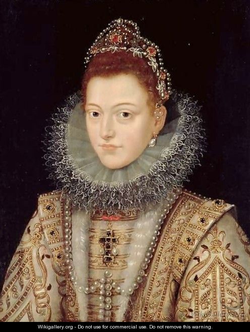 Portrait of Isabella Clara Eugenia 1566-1633 c.1599 - Frans, the Younger Pourbus