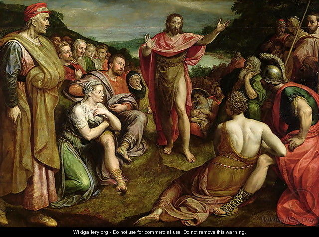 Sermon of St. John the Baptist - Frans, the Elder Pourbus